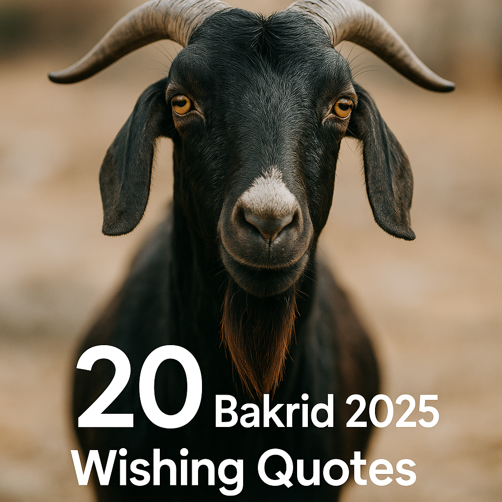 Bakrid 2025 Wishes Tamil | Eid Sacrifice Wishes