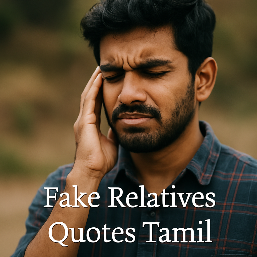 Fake Relatives Quotes Tamil | போலி உறவு கவிதை