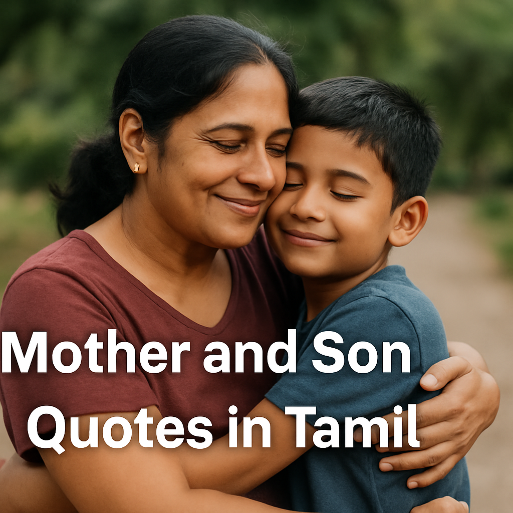 Mother and son quotes in Tamil