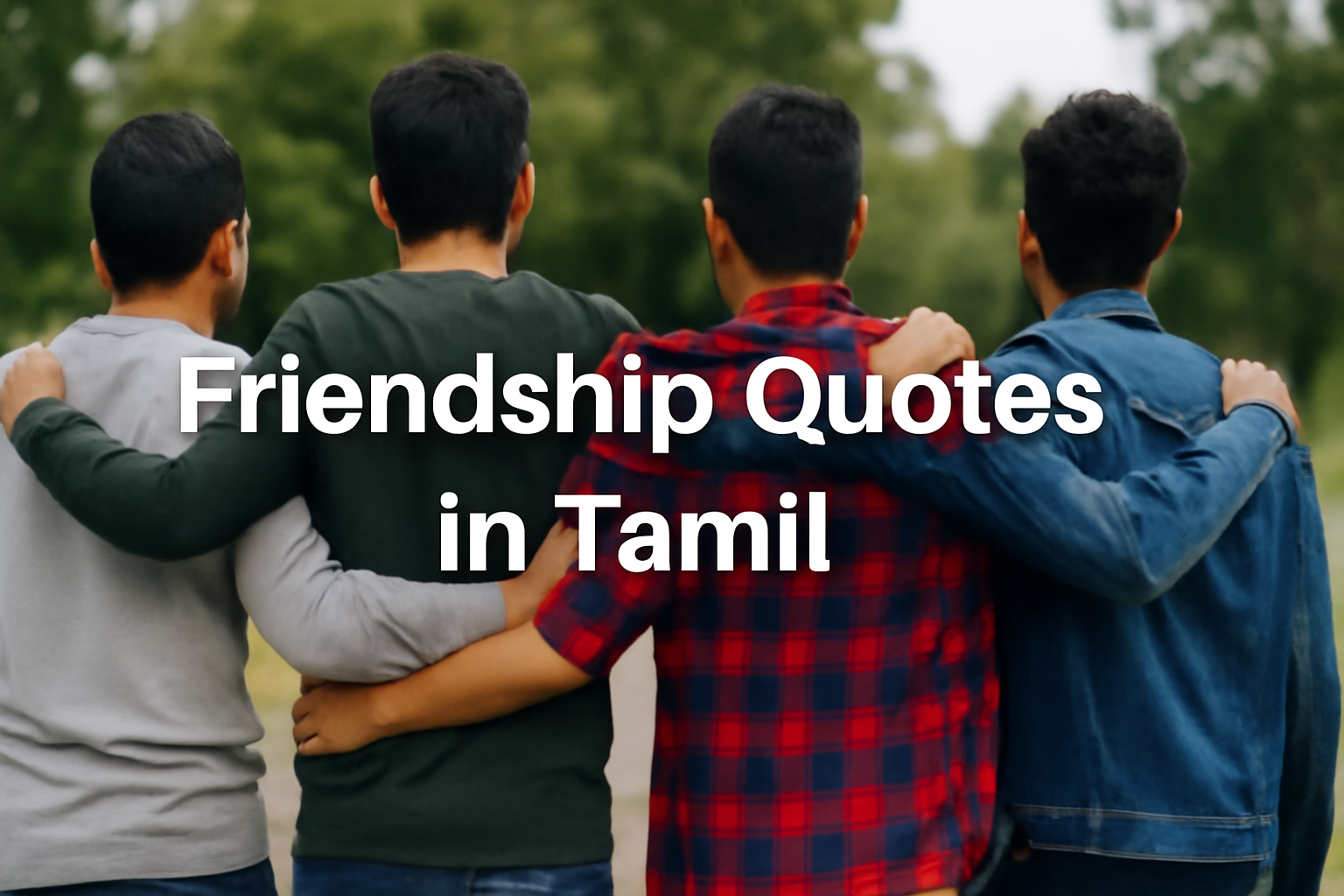 Friendship quotes in Tamil