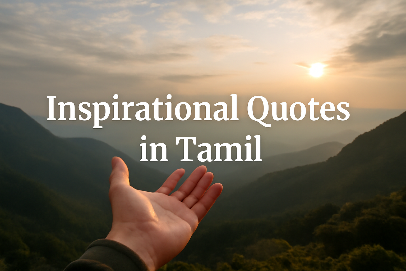 Inspirational quotes in Tamil