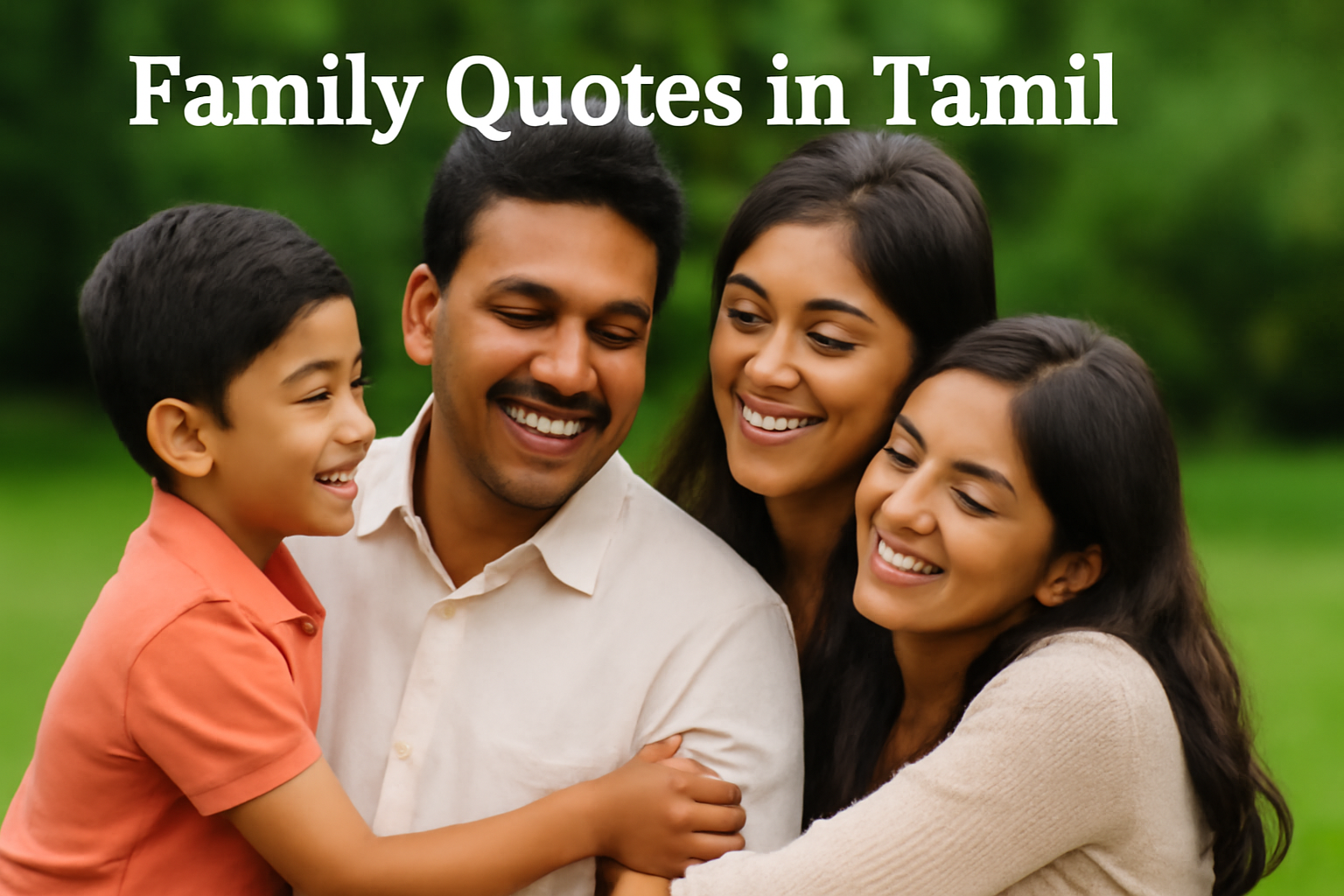 Family quotes in Tamil